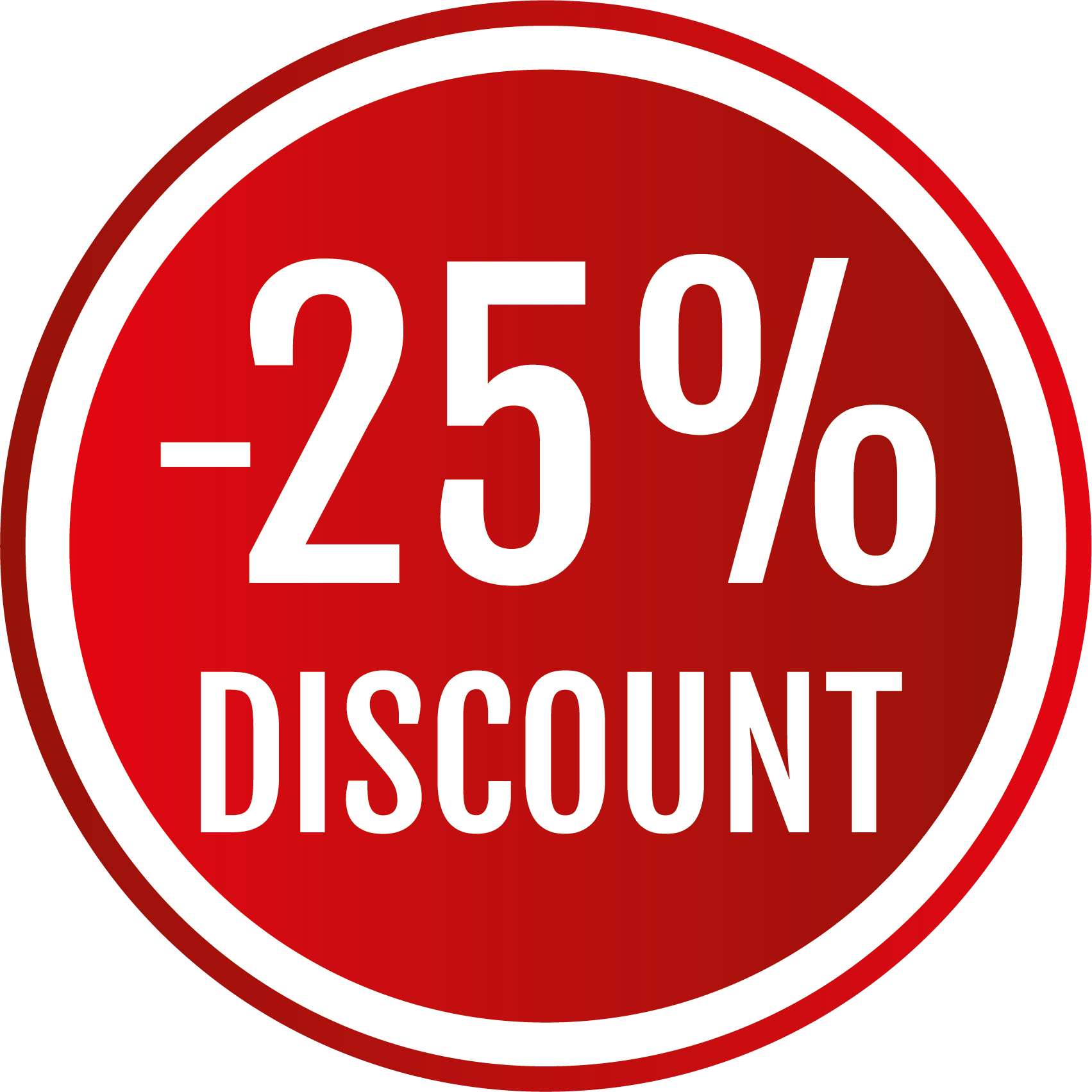 25% discount