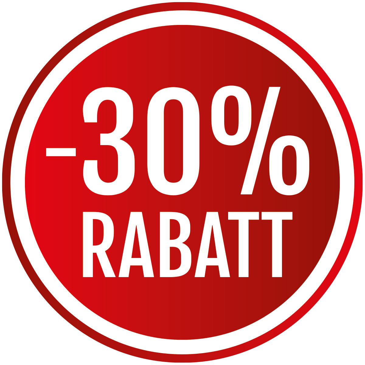 30% Rabatt